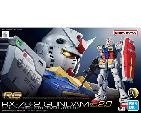 BANDAI HOBBY RG 1/144 RX-78-2 GUNDAM Ver.2.0
