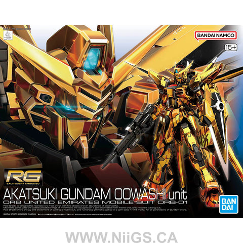BANDAI Hobby RG 1/144 AKATSUKI GUNDAM OOWASHI unit #41