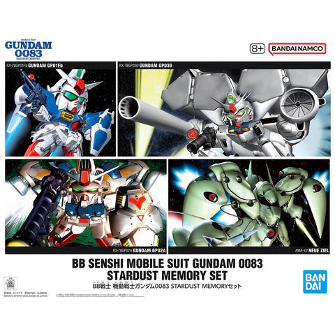 SHI MOBILE SUIT GUNDAM 0083 STARDUST MEMORY SETBANDAI HOBBY BB SEN