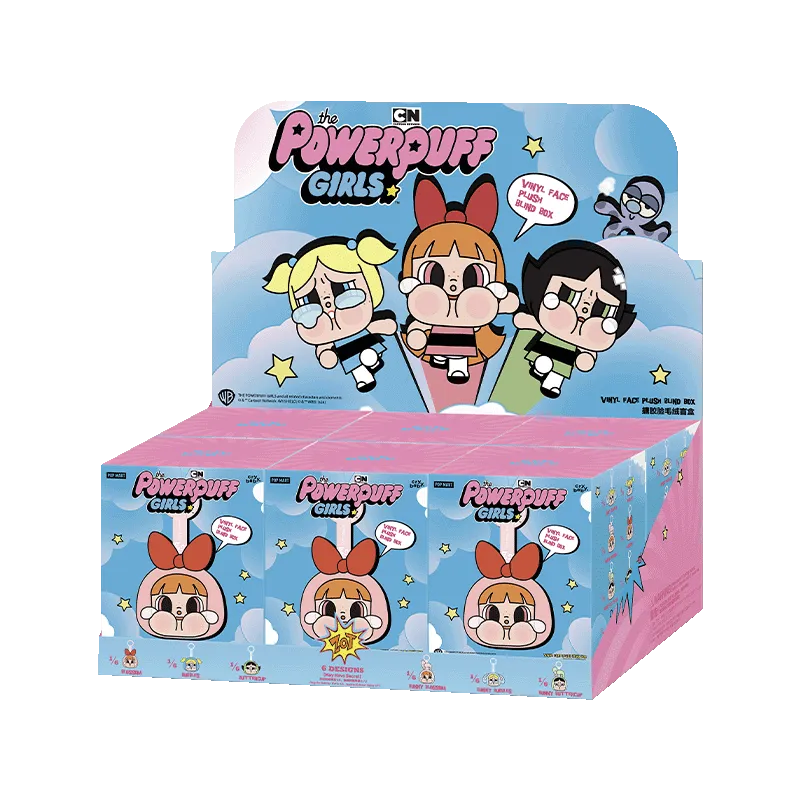 CRYBABY × Powerpuff Girls Series-Vinyl Face Plush Blind Box pre order