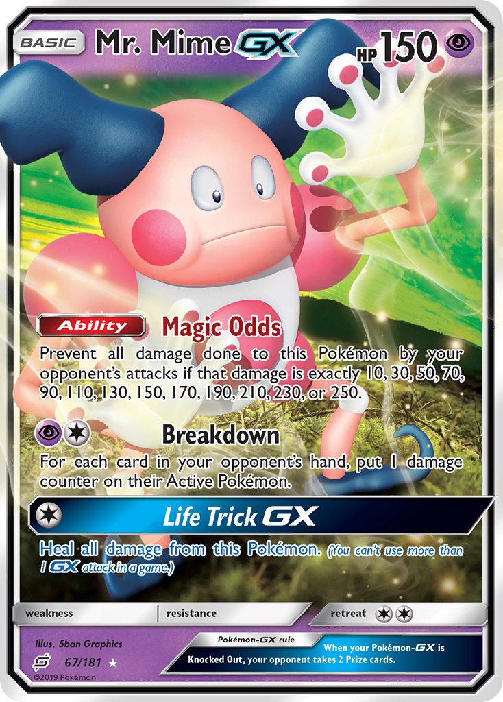 Mr. Mime GX (67/181) [Sun & Moon: Team Up]