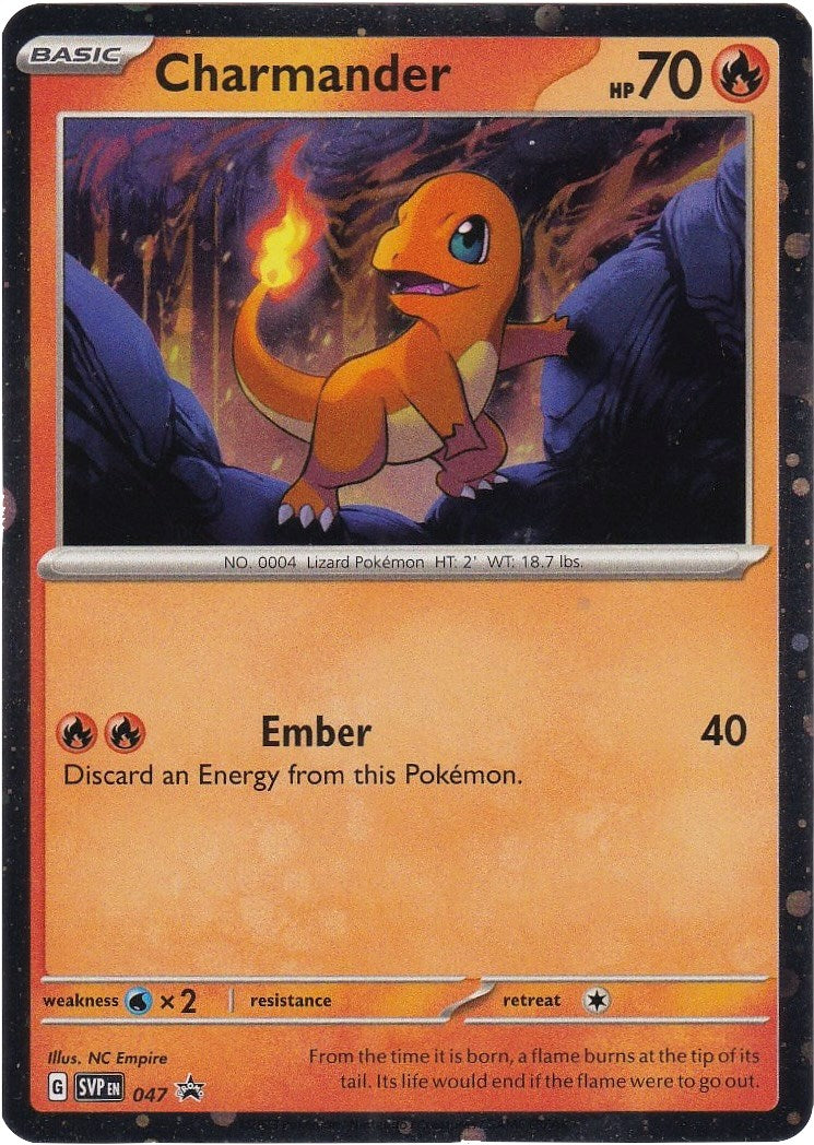 Charmander (047) (Cosmos Holo) [Scarlet & Violet: Black Star Promos]