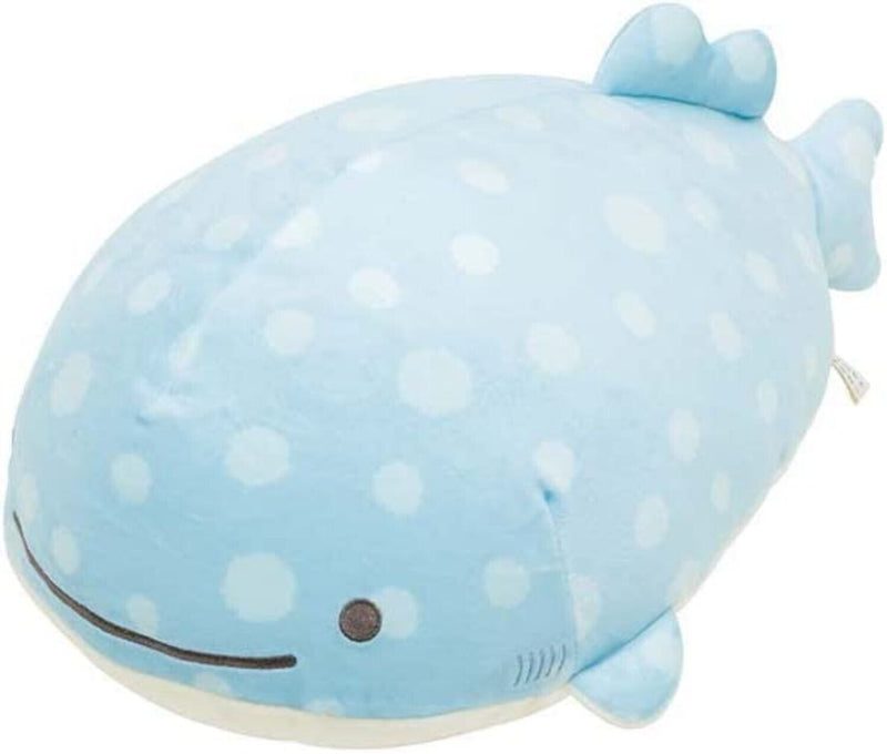 San-X Jinbesan (Whale Shark) Super Mochi Mochi Stuffed Toy Plush Doll New Japan