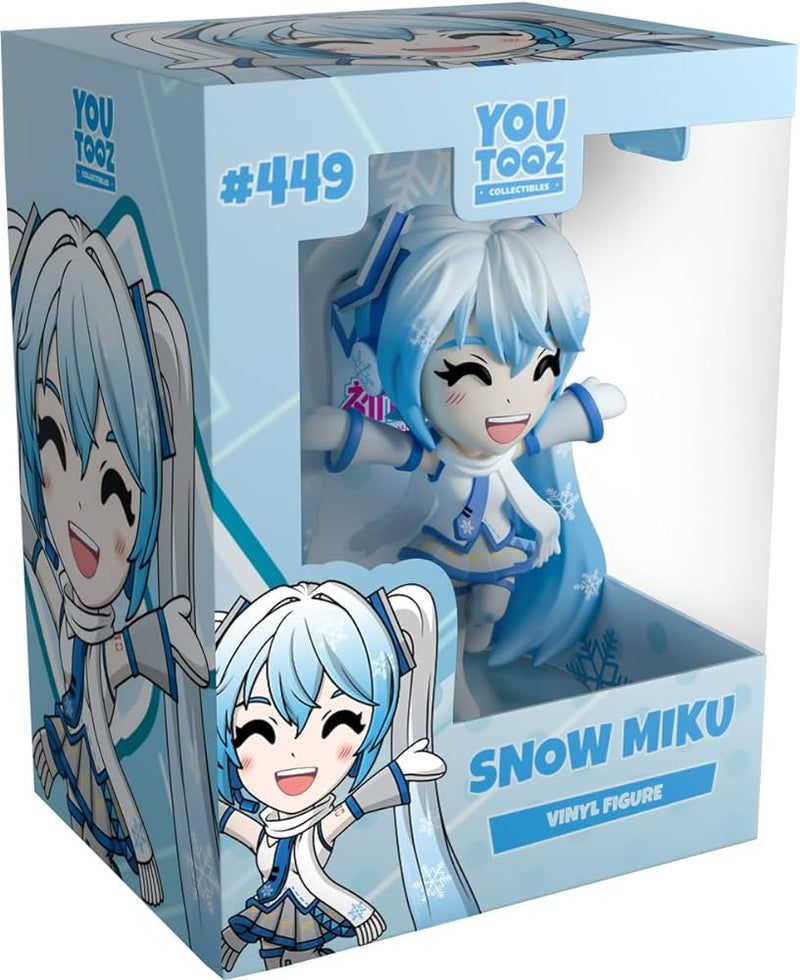 Youtooz Snow Miku 5" Inch Vinyl Figure, Youtooz Snow Hatsune Miku Collectible, Youtooz Music Snow Miku Collection