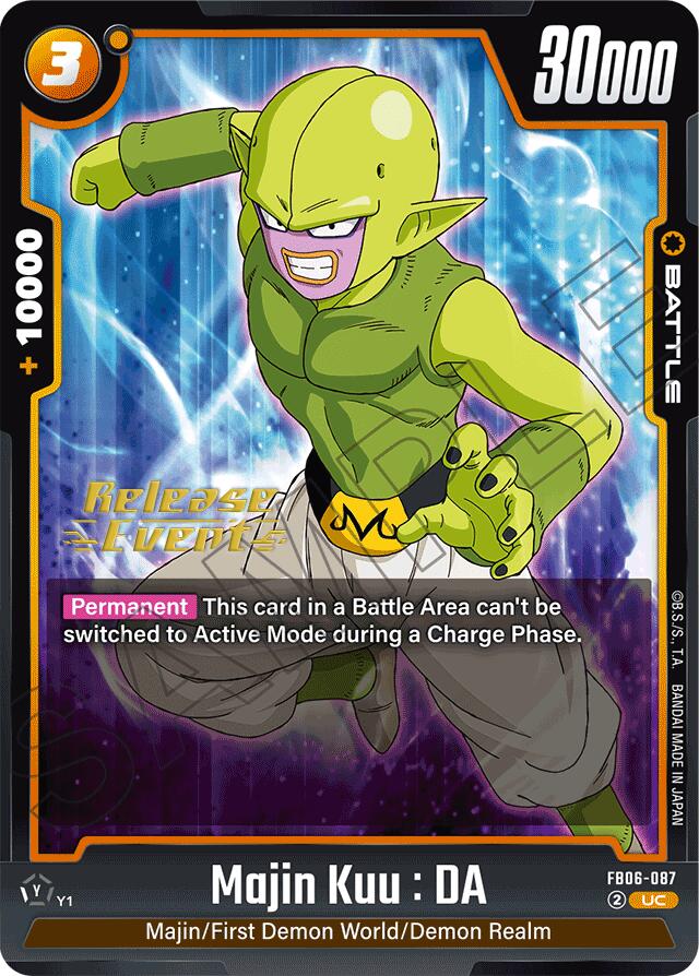 Majin Kuu : DA [Rivals Clash Release Event Cards]