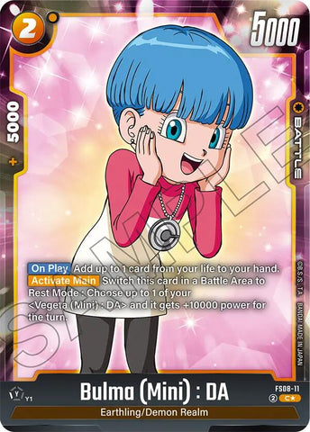 Bulma (Mini) : DA (Bonus Pack Alternate Art) [Starter Deck: Vegeta (Mini) Super Saiyan 3]