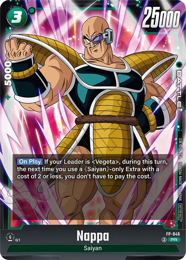 Nappa (FP-046) (Tournament Pack 07) [Fusion World Tournament Cards]