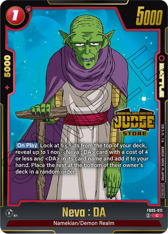 Neva : DA (Judge Pack (Store Judge 04) [Fusion World Tournament Cards]
