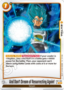 And Don't Dream of Resurrecting Again! [Wish For Shenron]