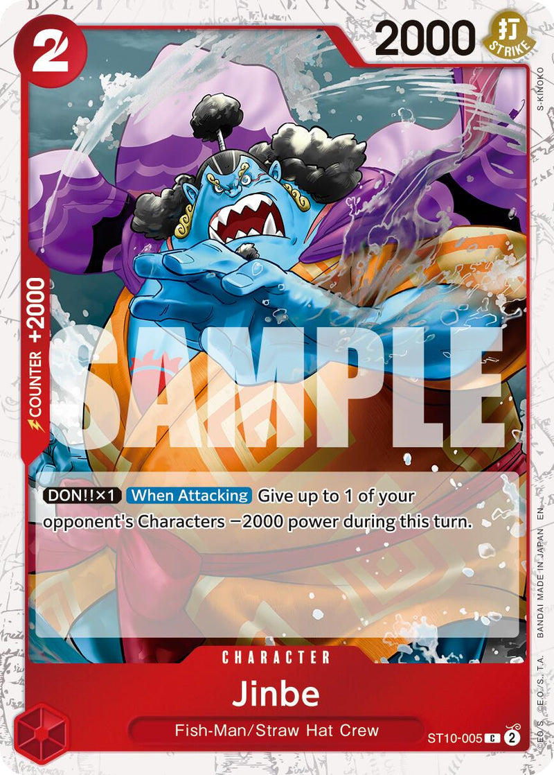 Jinbe (ST10-005) (Pirate Foil) [Premium Booster -The Best- Vol. 2]