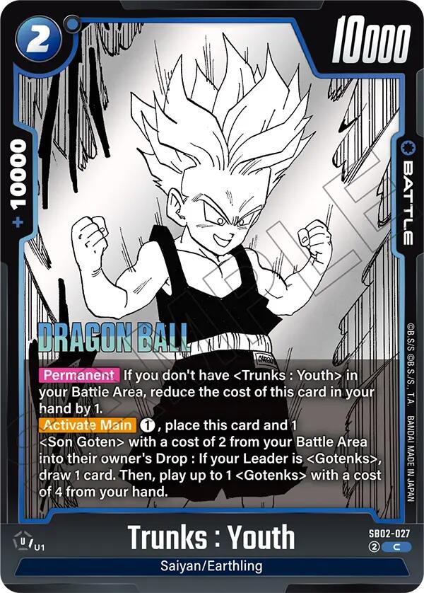 Trunks : Youth [Manga Booster 02]