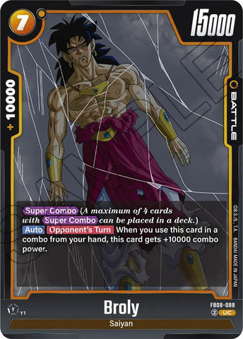 Broly (FB08-088) [Saiyan's Pride]