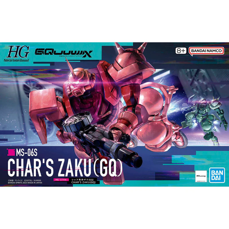 BANDAI HOBBY HG 1/144 CHAR'S ZAKU(GQ)