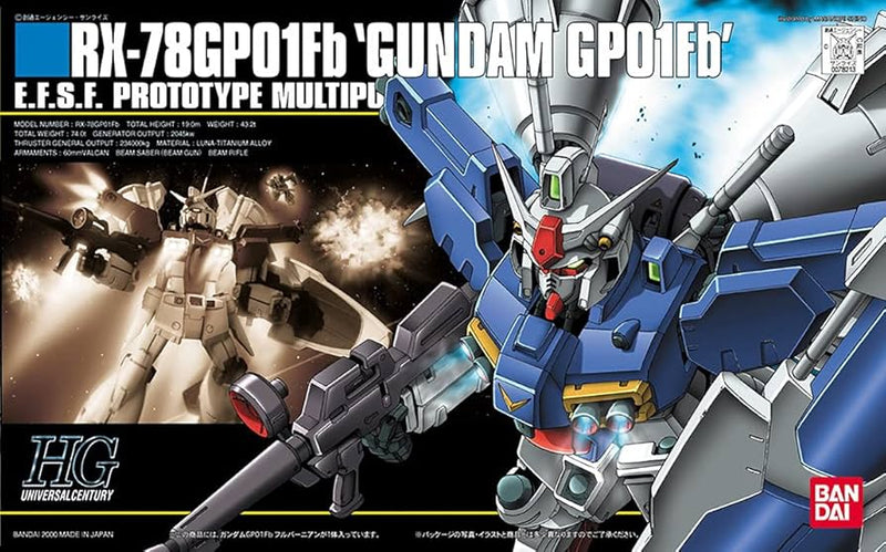 BANDAI HGUC 1/144 RX-78GP 01