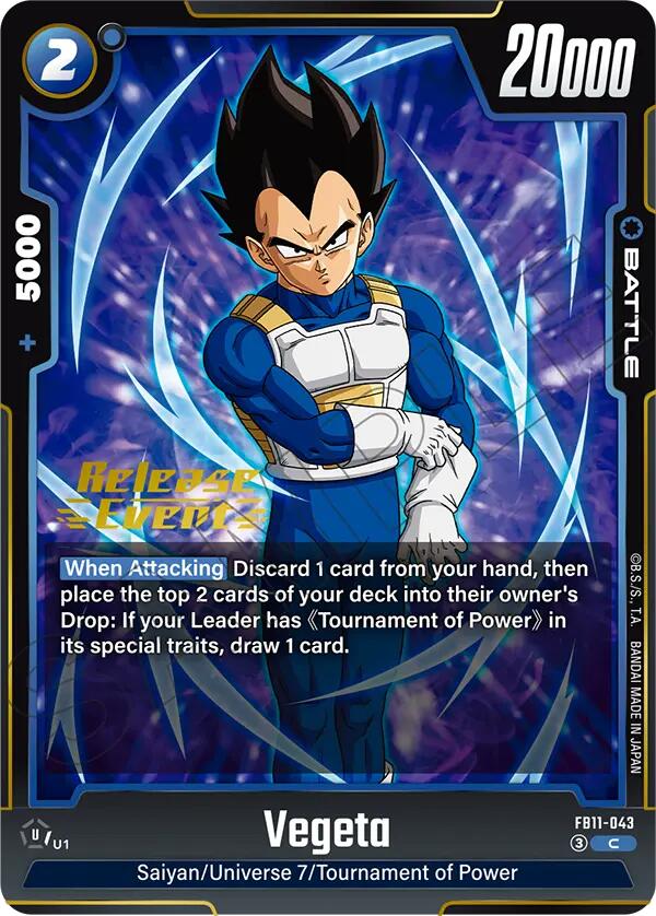 Vegeta (FB11-043) [Brightness of Hope Release Event Cards]