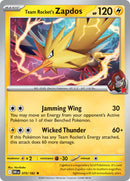 Team Rocket's Zapdos (070/182) (Deck Exclusive) [Scarlet & Violet: Destined Rivals]