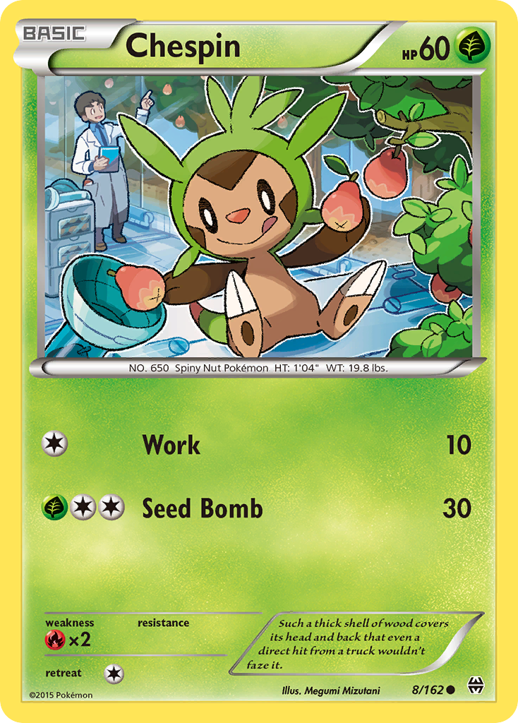 Chespin (8/162) [XY: BREAKthrough]