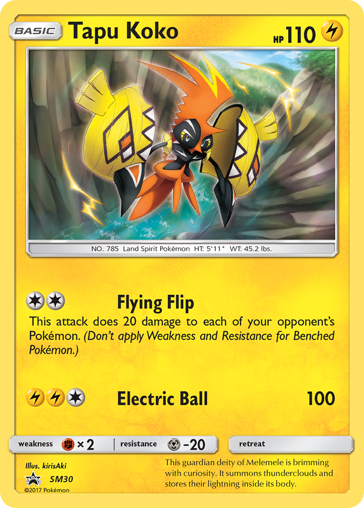 Tapu Koko (SM30) [Sun & Moon: Black Star Promos]