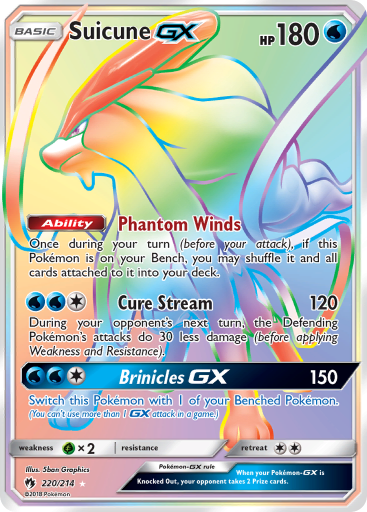 Suicune GX (220/214) [Sun & Moon: Lost Thunder]