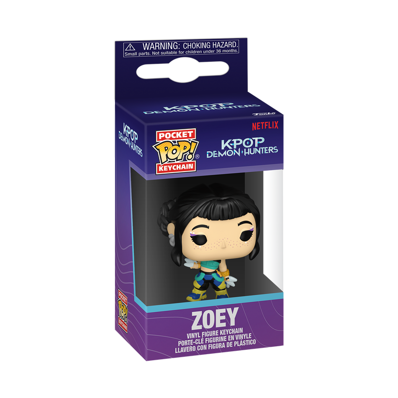 Kpop Demon Hunter- Pocket POP- ZoeyVinyl Keychain