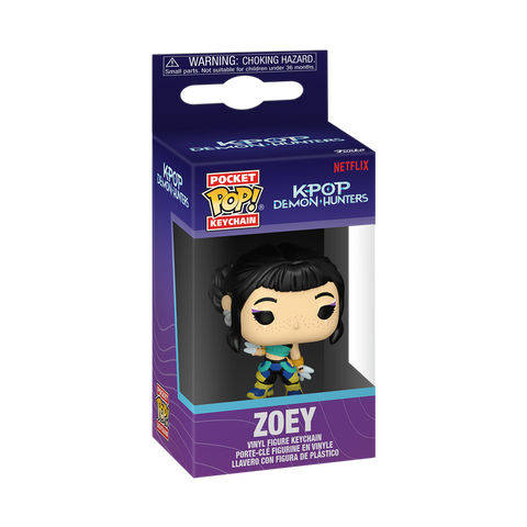 Kpop Demon Hunter- Pocket POP- ZoeyVinyl Keychain