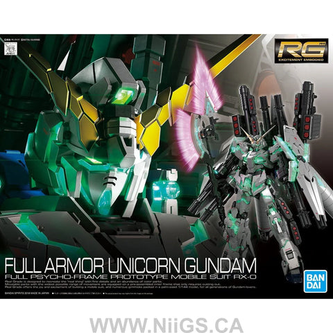 BANDAI Hobby RG 1/144 FULL ARMOR UNICORN GUNDAM
