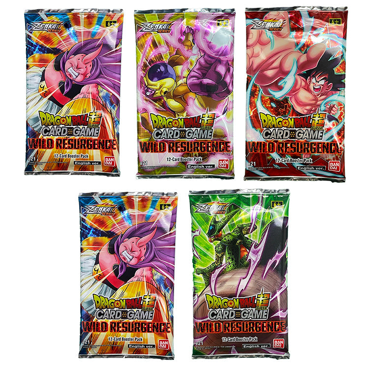 Dragon Ball Super Trading Cards - Zenkai Series Wild Resurgence Booster pack