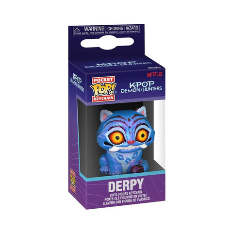 Kpop Demon Hunter- Pocket POP- Derpy Vinyl Keychain