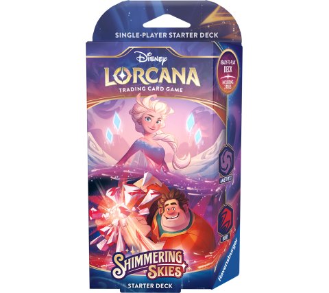 Disney Lorcana TCG: Shimmering Skies Starter Deck - READY TO LET LOSE