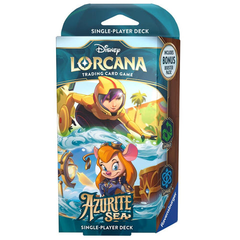 Disney Lorcana TCG: Azurite Sea Starter Deck - GENIUS REINVENTED