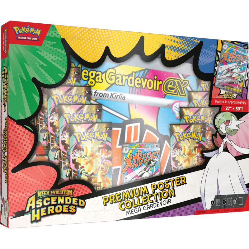 Mega Evolution - Ascended Heroes - Poster Collection - Mega Lucario ex / Mega Gardevoir EX