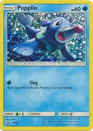 Popplio (SM03) (General Mills Promo) [Sun & Moon: Black Star Promos]