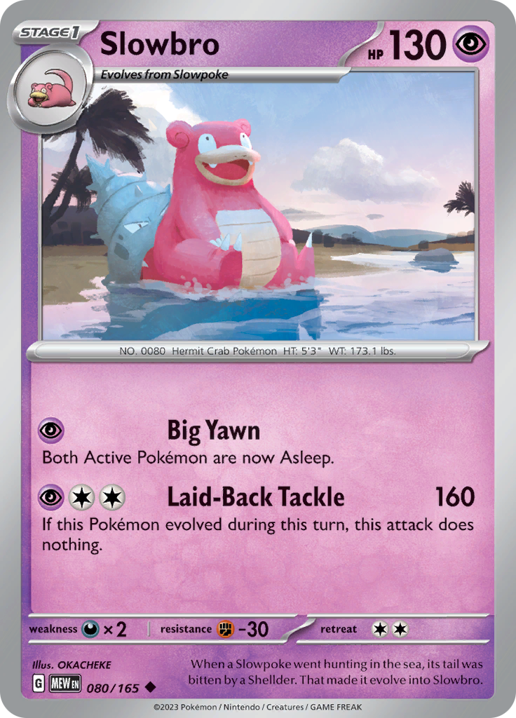 Slowbro (080/165) [Scarlet & Violet: 151]