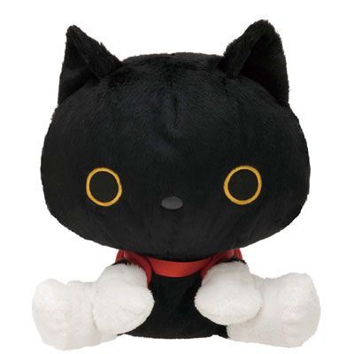 SAN-X Japan Kutusita Nyanko Black Cat Plush