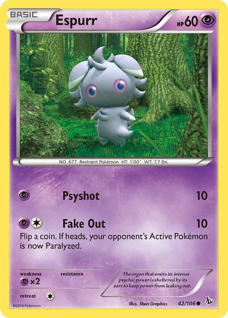 Espurr (42/106) [XY: Flashfire]