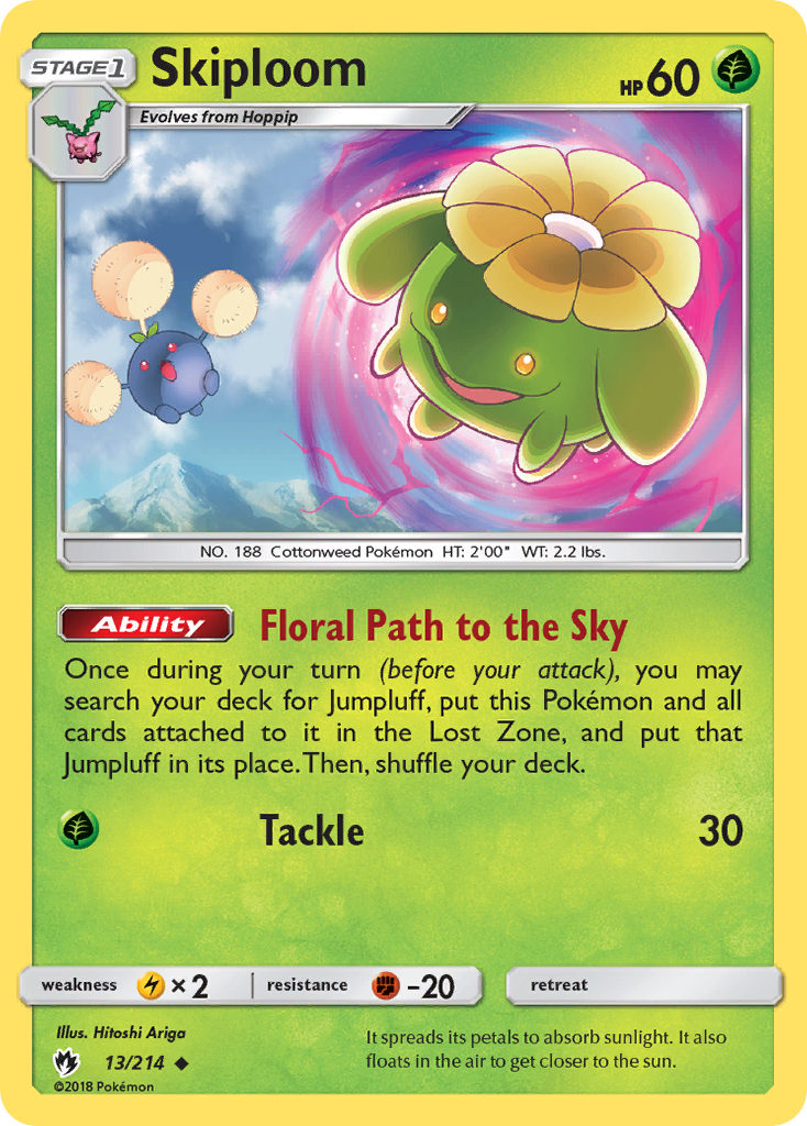 Skiploom (13/214) [Sun & Moon: Lost Thunder]