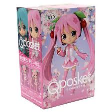 New Sakura Miku Ver. A VOCALOID Q Posket Figure (Banpresto) Miku Hatsune