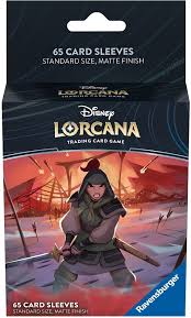 DISNEY LORCANA - STANDARD SIZE SLEEVES - MULAN(65) - MATTE - RISE OF THE FLOODBORN