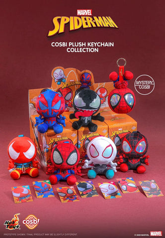 Spider man Cosbi Plush Keychain