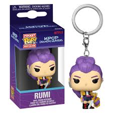 Kpop Demon Hunter- Pocket POP- Rumi Vinyl Keychain