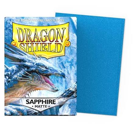 Dragon Shield 100 Standard Deck Protector Card Sleeves Matte Sapphire
