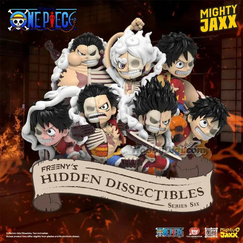 Mighty Jaxx Blind Box - Freeny's Hidden Dissection One Piece (Luffy's Gears Edition) (Random 1pcs)