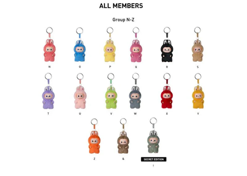 The Monsters Pin For Love Series - Vinyl Plush Blind box (N-Z)