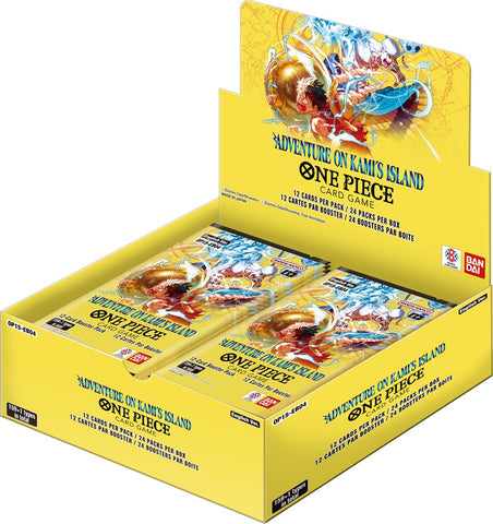 ONE PIECE CG OP-15 ADVENTURE ON KAMI'S ISLAND BOOSTER PRE ORDER - 1 PER PERSON