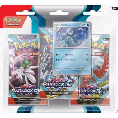 Pokemon Scarlet & Violet: Paradox Rift 3 Pack Blister - Arctibax