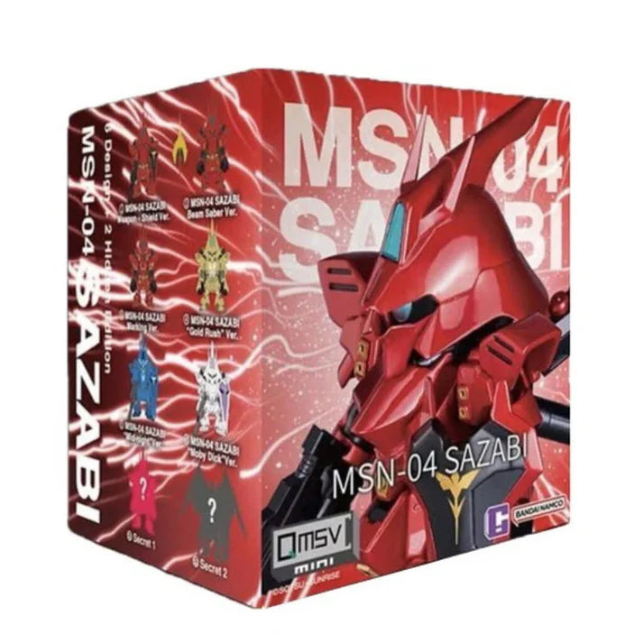 Limited Bandai BNESH Q MSV QMSV Mini Sazabi Blind Box