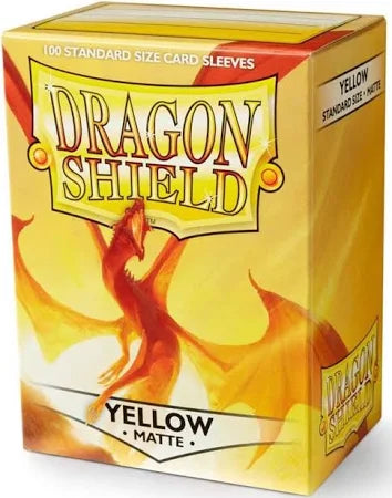 Dragon Shield Sleeves Matte Yellow 100ct