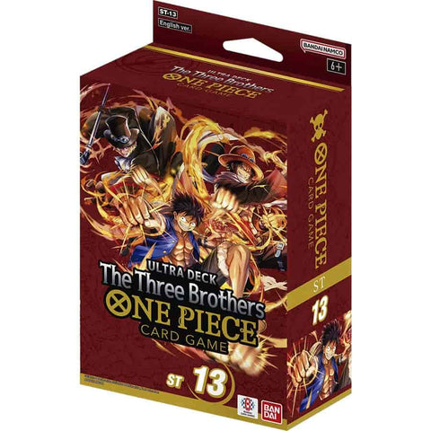 ONE PIECE CARD GAME:  The Three Brothers Ultra Deck (starter deck 13)
