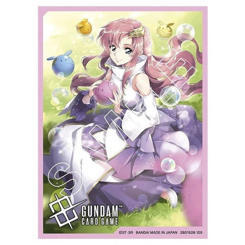 Bandai Gundam Card Game Official Card Sleeves 01 Overflowing Affection (Lacus Clyne)